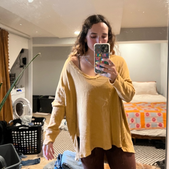 Free People High Low Tunic Top - Picture 3 of 5